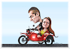 Cartoon: motorbike (small) by ivo tagged wow