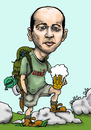 Cartoon: tourist... (small) by ivo tagged wau