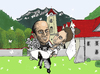 Cartoon: wedding... (small) by ivo tagged wau