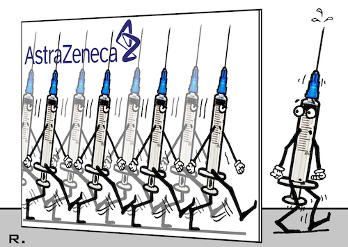 Cartoon: Propaganda und Wirklichkeit (medium) by RachelGold tagged pharma,pharmakonzerne,pharmaindustrie,vakzine,werbung,propaganda,wirklichkeit,realität,injektion,pandemie,corona,covid19