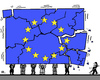 Cartoon: EU-xit? (small) by RachelGold tagged eu,gb,uk,separation,independence,collapse