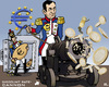 Cartoon: Euro-Artillery (small) by RachelGold tagged euro,ecb,draghi,discount,rate