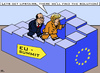 Cartoon: Never ending Story (small) by RachelGold tagged eu,euro,crisis,summit,brussels,germany,merkel,hollande,penrosestairs