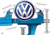 Cartoon: Nicht kleinzukriegen (small) by RachelGold tagged vw,abgasskandal,usa,detroit,us,justiz,volkswagen