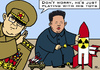 Cartoon: Nuklear Tests (small) by RachelGold tagged north,korea,nuclear,arming,kim,jong,un