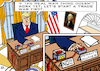 Cartoon: The Pyromaniac (small) by RachelGold tagged usa,eu,china,trump,war,trade,red,button,pyromaniac,warmonger