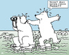 Cartoon: Trusting in the Summit (small) by RachelGold tagged paris,climate,summit,change,warming,icebear