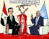 Cartoon: another warning (small) by MarkusSzy tagged syria,uno,assad,annan,warning,observing