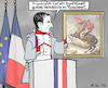 Cartoon: Französische Vermittlung? (small) by MarkusSzy tagged russland,ukraine,frankreich,krieg,frieden,vermittler,macron,napoleon,1812