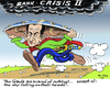 Cartoon: Gauls (small) by MarkusSzy tagged sarkozy,france,gaul,asterix,shield,eu,economy,crisis,bank,sky