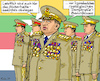 Cartoon: Myanmar (small) by MarkusSzy tagged myanmar,burma,putsch,militär,junta,general,min,aung,hlaing,demokratie,diktatur,sicherheit,corona,covid19