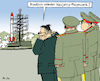 Cartoon: Nordkorea - andere Zeitrechnung (small) by MarkusSzy tagged nordkorea,kim,jong,un,raketen,test,mittelstreckenrakete,militär,rüstung,drohung,feuerwerk,neujahr