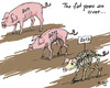 Cartoon: Piggies (small) by MarkusSzy tagged piggies fat years