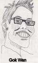 Cartoon: Caricature - Gok Wan (small) by chriswannell tagged cartoon,caricature,gok,wan