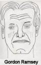 Cartoon: Caricature - Gordon Ramsey (small) by chriswannell tagged cartoon,caricature,gordon,ransey