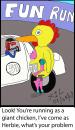 Cartoon: Fun Run (small) by chriswannell tagged run,herbie,gag,cartoon