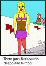 Cartoon: Neopolitan Bimbo (small) by chriswannell tagged berlusconi,neopolitan,gag,cartoon