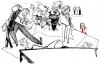 Cartoon: b w band (small) by mzdireda tagged isso