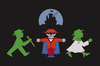 Cartoon: follow me follow me (small) by Thomas Bühler tagged ampelmännchen vampir nacht horror