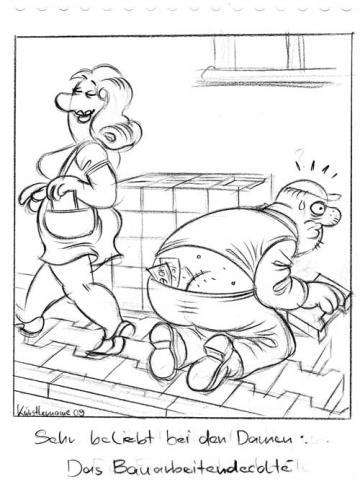 Cartoon: decollete (medium) by künstlername tagged soso
