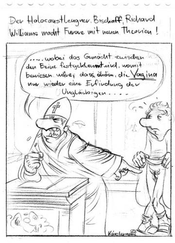 Cartoon: williams christ (medium) by künstlername tagged aha