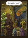 Cartoon: ihr kinderlein.. (small) by künstlername tagged komet,chrismas,weinachten,weltuntergang