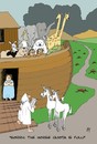Cartoon: Unicorns (small) by aarbee tagged noah,ark,unicorn,horse