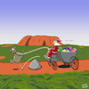 Cartoon: Weihnachten (small) by Thorsten Klomfass tagged weihnachten,christmas,xmas,weihnachtsmann,santa,australien,australia,ayers