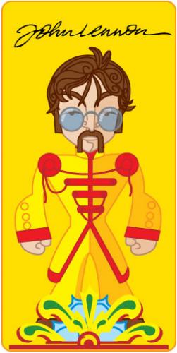 Cartoon: Lennon Sgt. Pepper (medium) by mostro tagged lennon,beatles,cartoon,vector,fan,art,john,ny,new,york,pepper,lonely,hearts,band