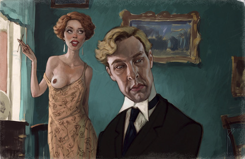 Cartoon: Parades End (medium) by waldemar_kazak tagged movie