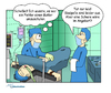 Cartoon: Neulich im OP (small) by ms-illustration tagged op,operation,butler,dumm,gelaufen