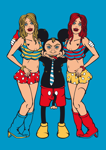 Cartoon: also mc mouse (medium) by elmoro tagged illustration,illustrator,digital,vector,art