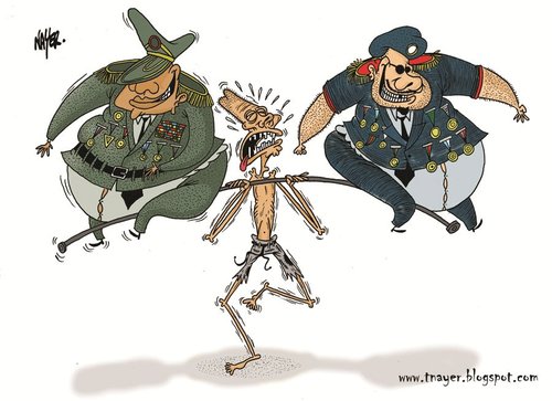 Dictatorship By Nayer | Politics Cartoon | TOONPOOL