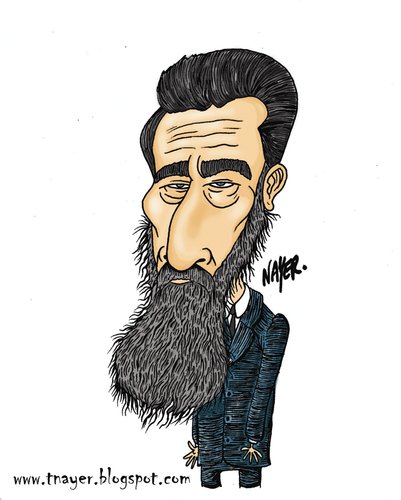 Cartoon: Ludwig  Feuerbach (medium) by Nayer tagged ludwig,andreas,von,feuerbach,hegelian,dialectic,philosopher,anthropologist,germany,german