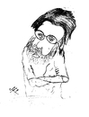 Cartoon: David BaldingerI by Elaf Nayer (small) by Nayer tagged david,baldingeri,elaf,nayer