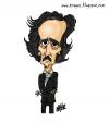 Cartoon: Edgar Allan Poe (small) by Nayer tagged edgar allan poe