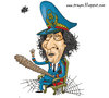 Cartoon: Gaddafi (small) by Nayer tagged muammar al gaddafi libya dictatorship dictator