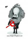 Cartoon: Karl Marx (small) by Nayer tagged karl,marx,communism,revolutionar,marxist,marxism,germany