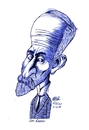 Cartoon: Lev Shestov - sketch (small) by Nayer tagged lev shestov writer russia russian talal nayer sudan