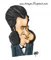 Cartoon: Alexandru D. Xenopol (small) by Nayer tagged alexandru,xenopol,talal,nayer