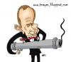 Cartoon: Putin (small) by Nayer tagged putin,russia,smoke,gun,bond,nayer