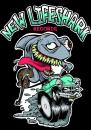 Cartoon: Poster New Lifeshark Records (small) by Christian Nörtemann tagged shark,hot,rod