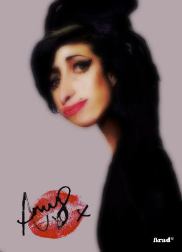 Cartoon: Amy Winehouse (medium) by Brad tagged amy,winehouse,caricature