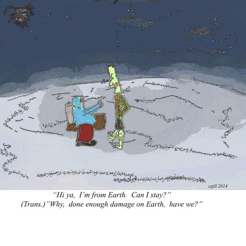 Cartoon: Mars (medium) by cgill tagged environment