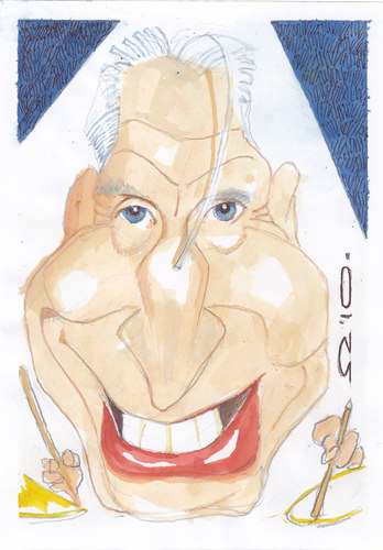 Cartoon: Charlie Watts (medium) by zed tagged charlie,watts,uk,musician,drummer,rock,and,roll,rolling,stones,portrait,caricature