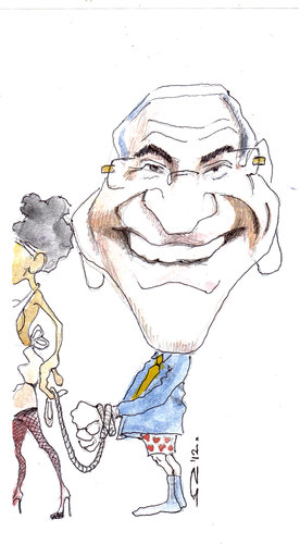 Cartoon: dsk (medium) by zed tagged monetary,caricature,portrait,international,france,kahn,strauss,dominique,fund