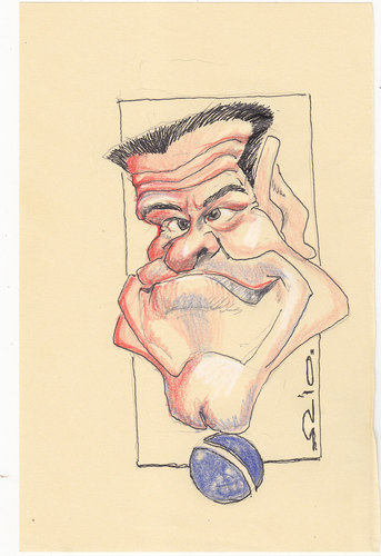 Cartoon: Dunga (medium) by zed tagged carlos,caetano,bledorn,verri,brazil,sport,manager,football,world,cup,portrait,caricature