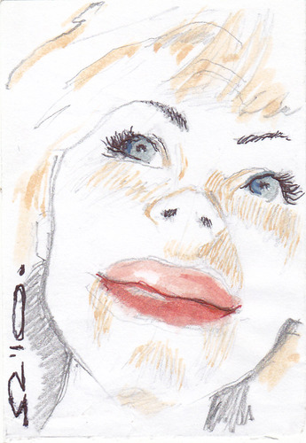 Cartoon: Edda von Sinnen (medium) by zed tagged portrait,friend,artist,germany,sinnen,von,edda