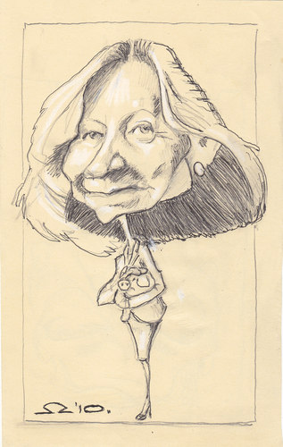 Cartoon: Elena Salgado (medium) by zed tagged elena,salgado,galicia,spain,politician,europe,finance,portrait,caricature