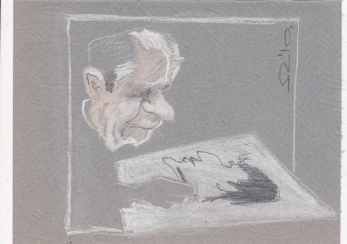 Cartoon: Ferit (medium) by zed tagged ferit,ongoren,turkey,artist,cartoonist,portrait,caricature